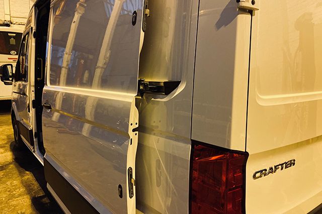 hook lock on van sliding doors