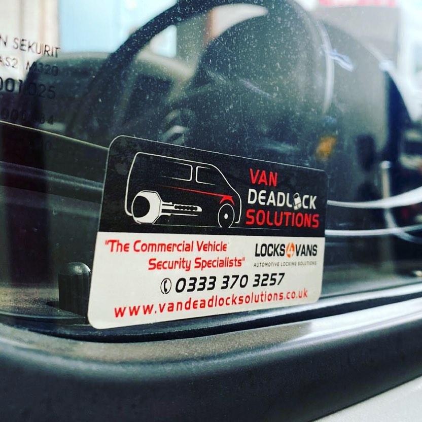 Van Deadlock Solutions identity car sticker