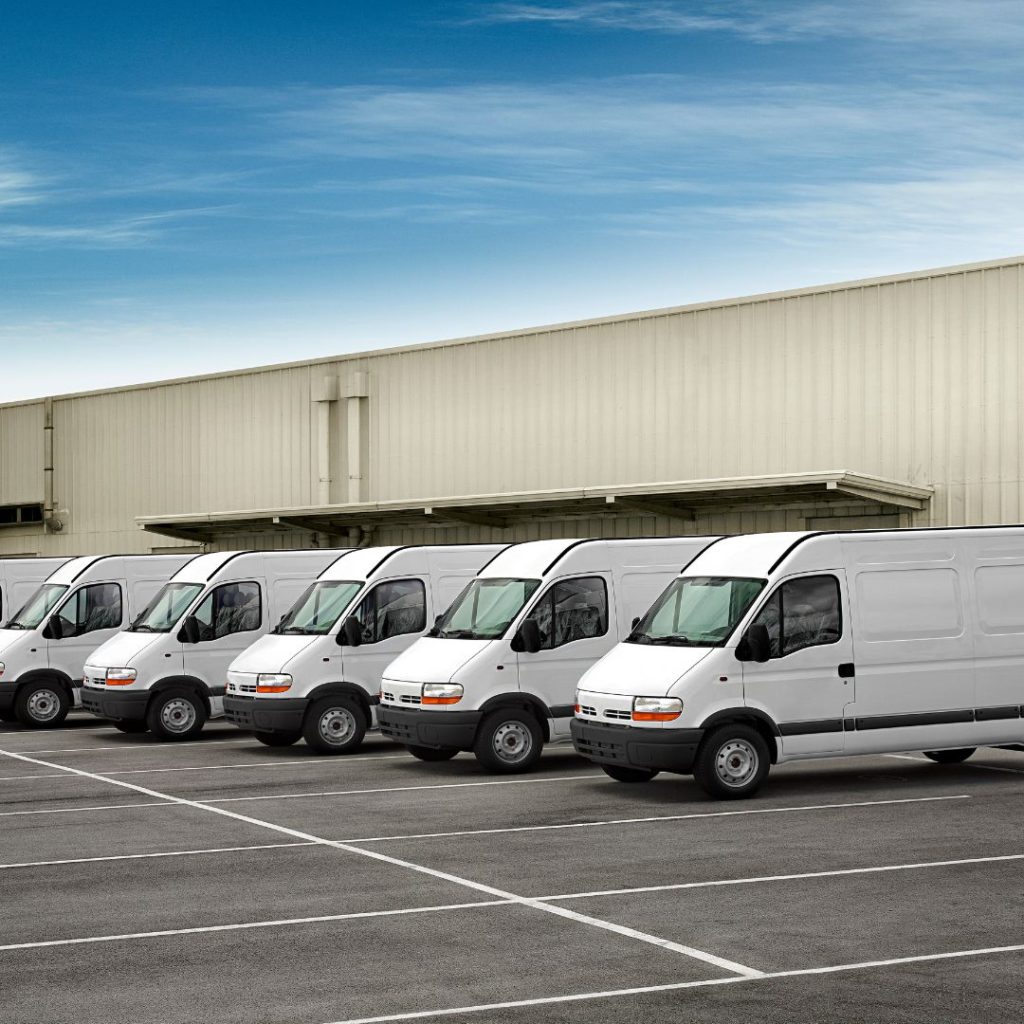 Ford Transit Fleet with custom security locks Ford Transit Fleet with custom security locks